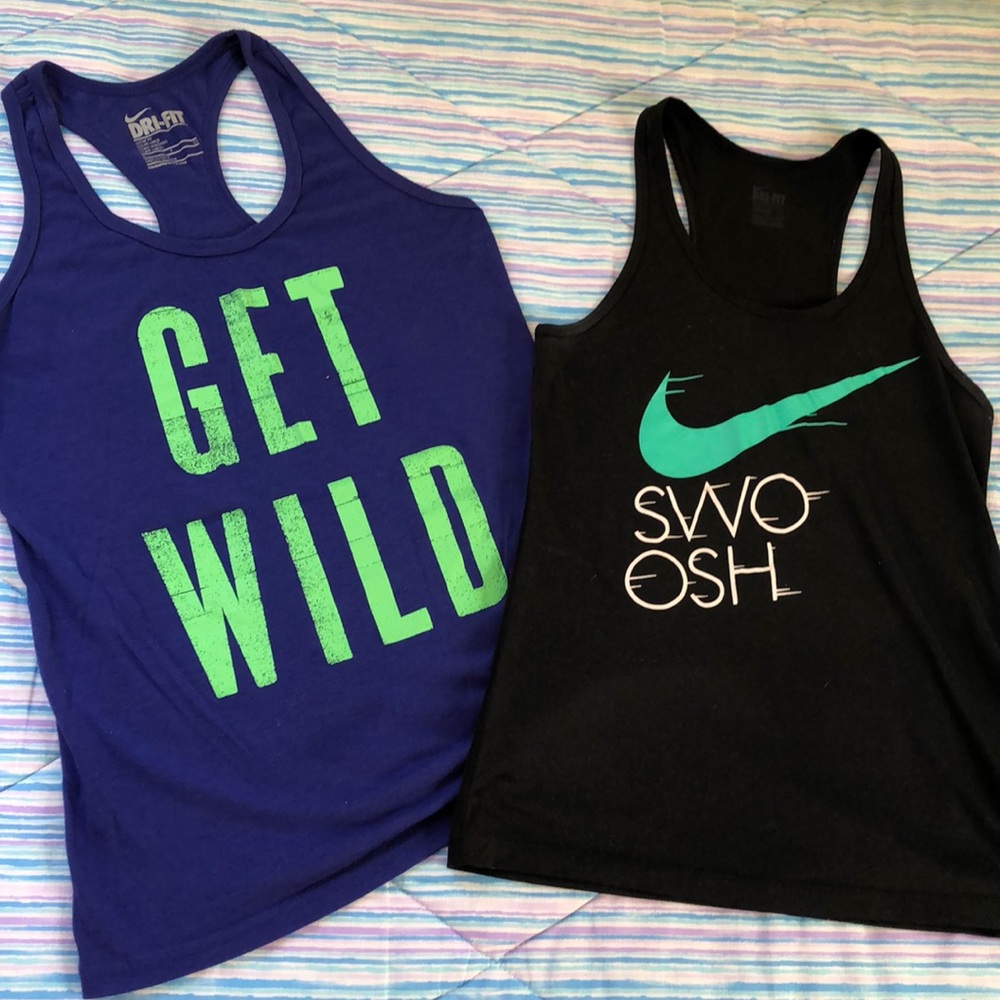 2 Nike Dri-Fit Workout Tanks
